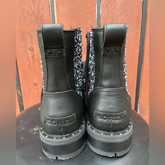 Sorel Lennox Lace Cozy Waterproof Leather Ankle Booties 9 NEW - Picture 5 of 7